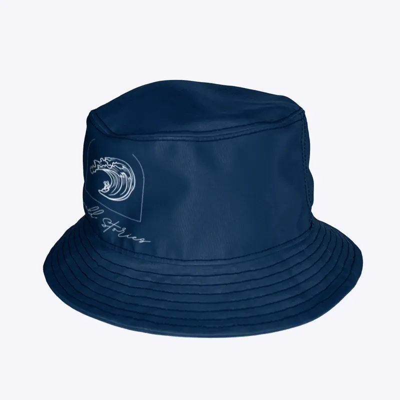 White Wave Bucket Hat